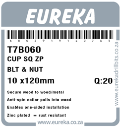 T7B060 - Cup Square Bolt & Nut -T7B060_Label_T